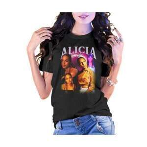 Alicia Keys Retro Music Fan Graphic Unisex T-Shirt